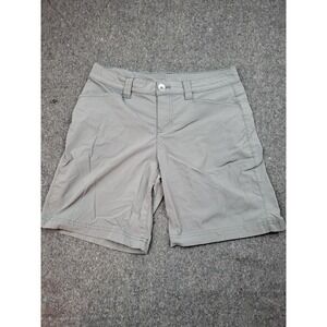 Eddie Bauer Travex Shorts Womens 2 Gray Lightweight Outdoor Hiking Gorpcore
